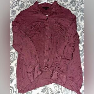 Express Women’s Button Down Shirt Long Sleeve Size Small